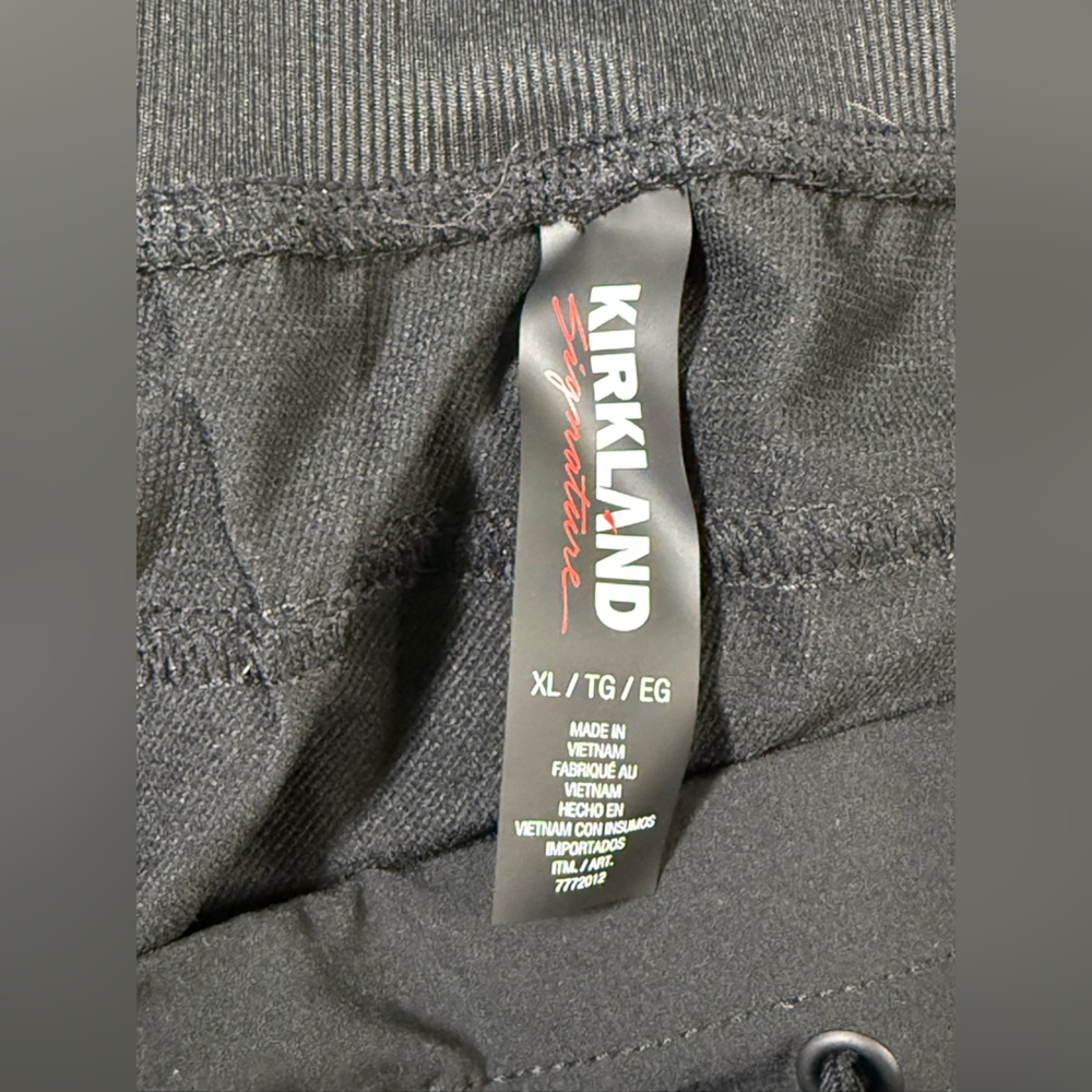Kirkland Signature Black Women's Track Joggers - Picture 8 of 8